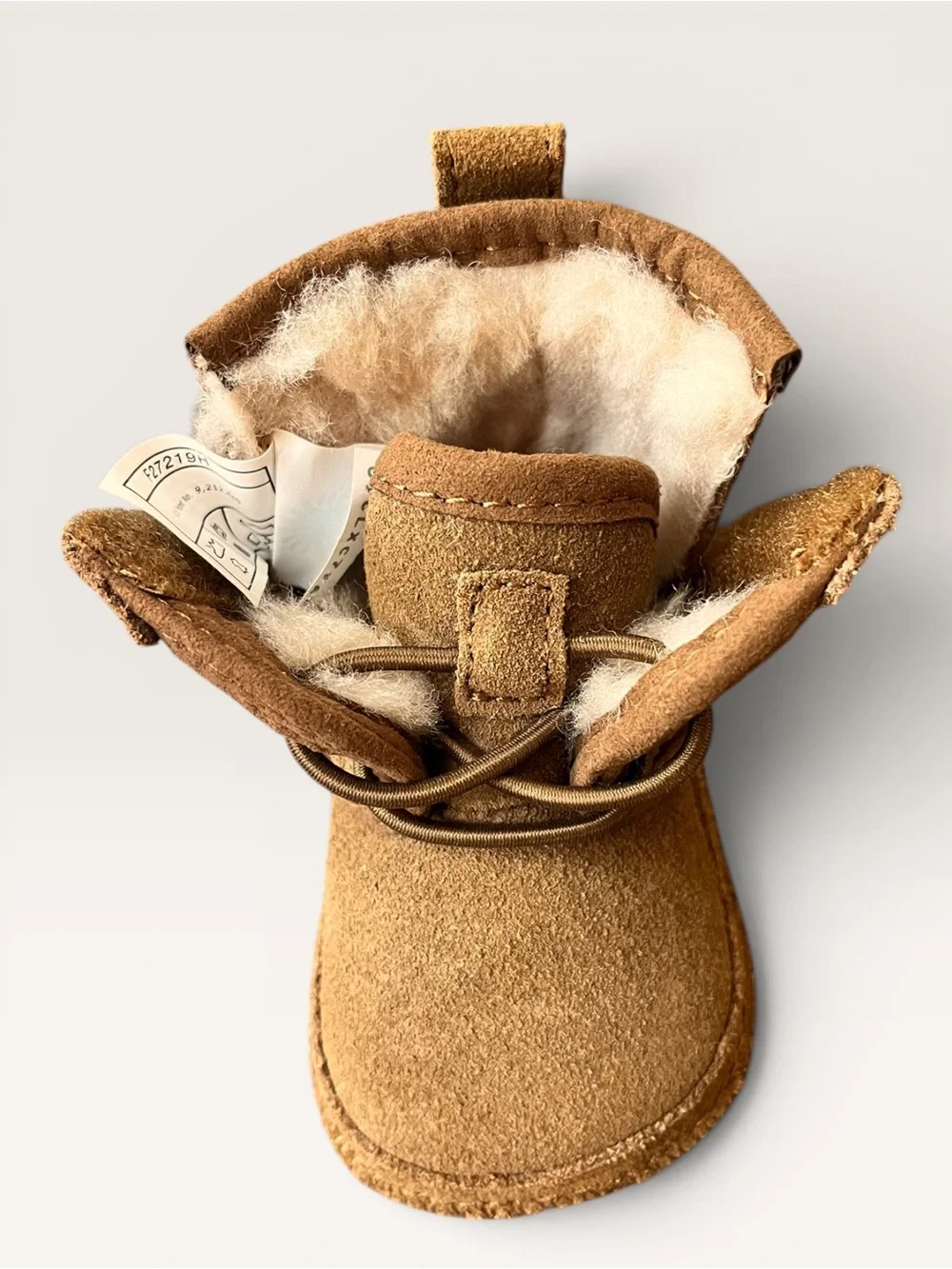 UGG Mini Chestnut Suede Baby Booties